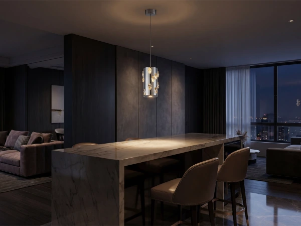 CLARIS kryształowa lampa wisząca 120 - V30001 3