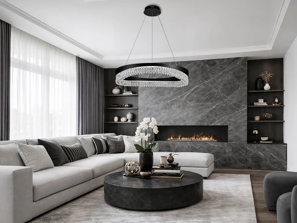 Wiszący kryształowy żyrandol AURORA 800 - V30077 4