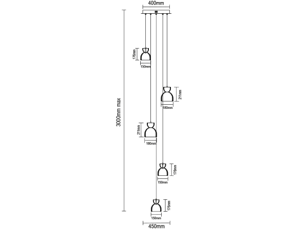 KATRIA kryształowa lampa wisząca - V30045 8