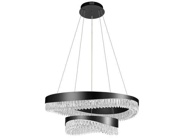 Wiszący kryształowy żyrandol AURORA 800+450 - V30078