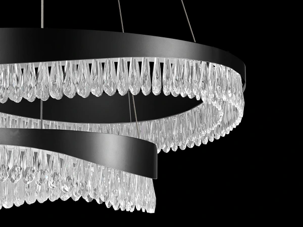 Wiszący kryształowy żyrandol AURORA 800+450 - V30078 11