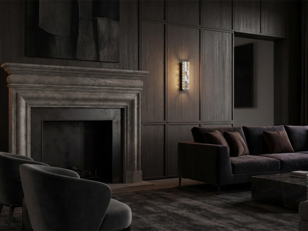 Kryształowa lampa ścienna CLARIS - V30010 3