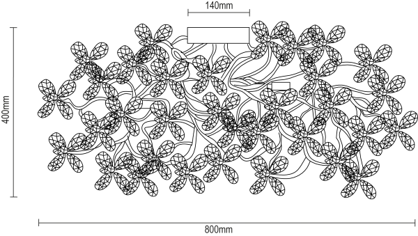 CATALEYA kryształowy żyrandol sufitowy 800 - V20023 4