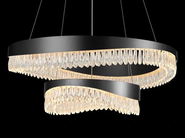 Wiszący kryształowy żyrandol AURORA 800+450 - V30078 10