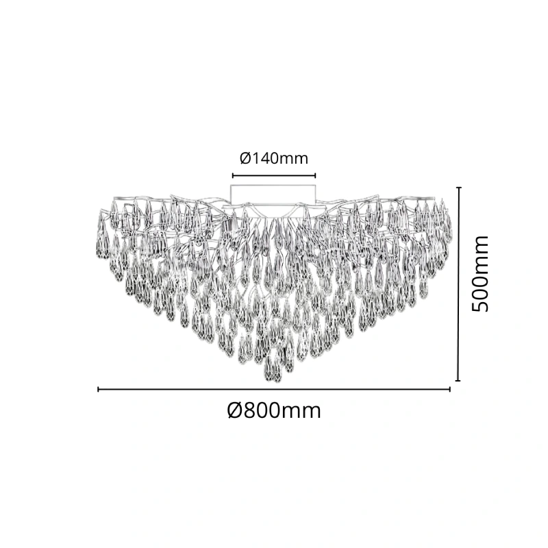 GOCCIA kryształowy żyrandol sufitowy 800 - V20032 5