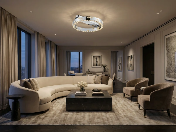 CLARIS kryształowy żyrandol sufitowy 600 - V30007 2