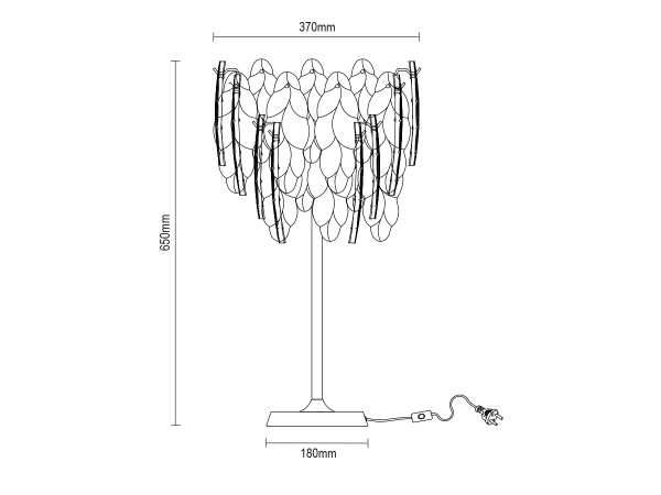 CHOREO lampa stołowa 650 - V20120 8