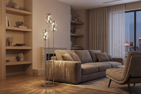 Kryształowa lampa podłogowa CLARIS - V30012 2