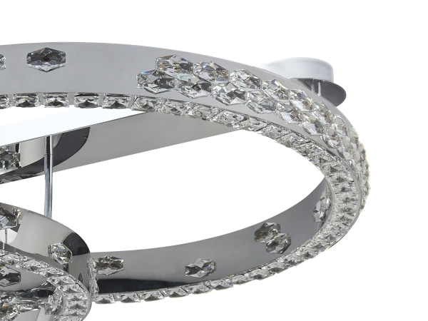 Kryształowy żyrandol sufitowy CLARIS 800+600 - V30009 7