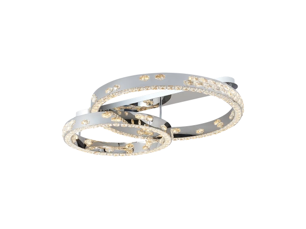 Kryształowy żyrandol sufitowy CLARIS 800+600 - V30009 6