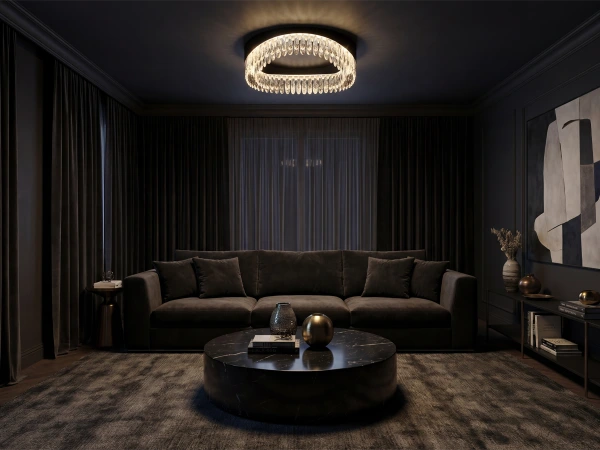 AURORA kryształowy żyrandol sufitowy 600 - V30080 4