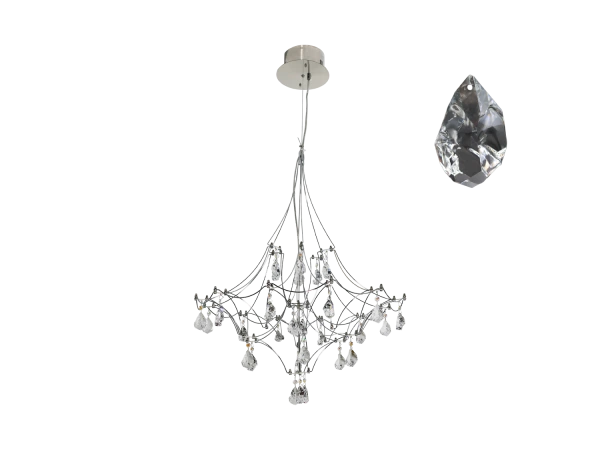 JOYA wiszący żyrandol kryształowy 600 – V40074S