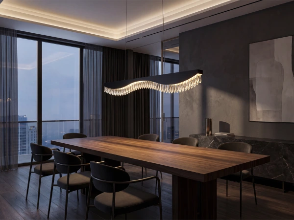 Wiszący kryształowy żyrandol AURORA 1100 - V30071 2