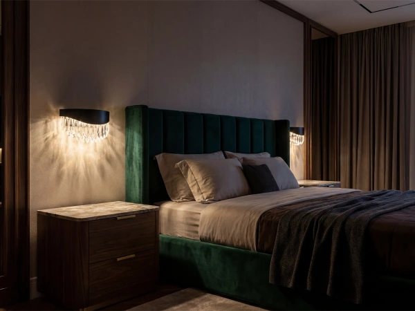 Kryształowa lampa ścienna AURORA - V30081 2