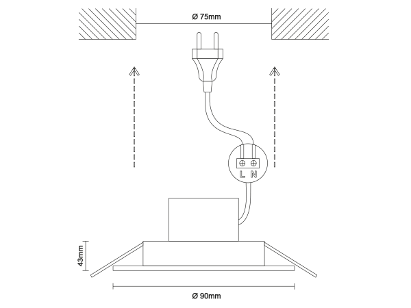 LINIA lampa sufitowa - 10017 5