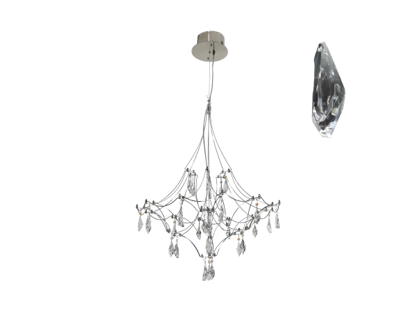 JOYA wiszący żyrandol kryształowy 600 – V40075S