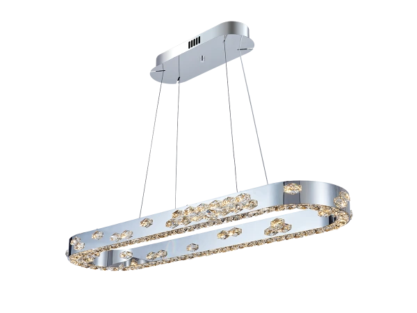 CLARIS wiszący kryształowy żyrandol 1100x320 - V30003 3