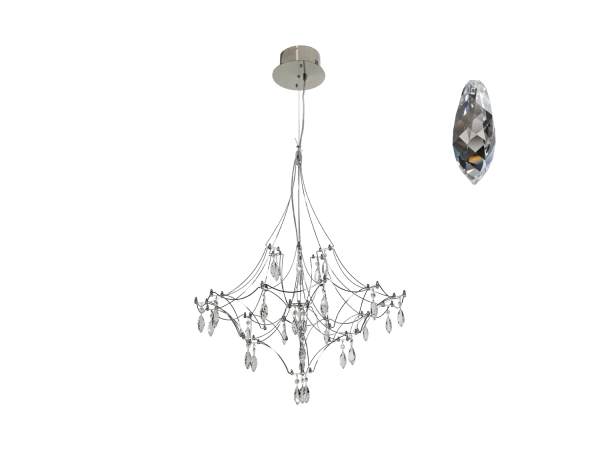 JOYA wiszący żyrandol kryształowy 600 – V40076S