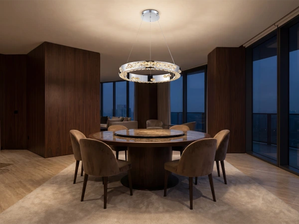 CLARIS wiszący żyrandol kryształowy 600 - V30004 2