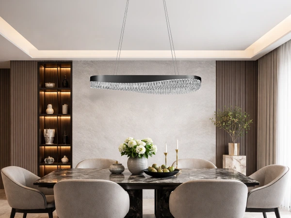 Wiszący kryształowy żyrandol AURORA 1050 - V30072 3