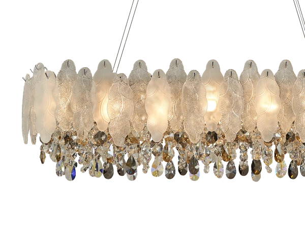 GURU wiszący kryształowy żyrandol 1050x300 - V20101 5