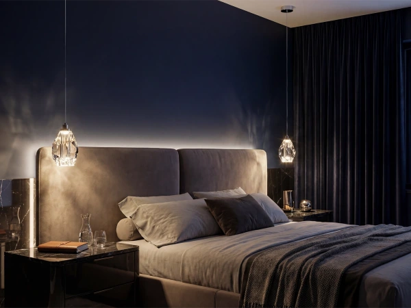 DIAMOR CLEAR kryształowa lampa wisząca - V30051 1