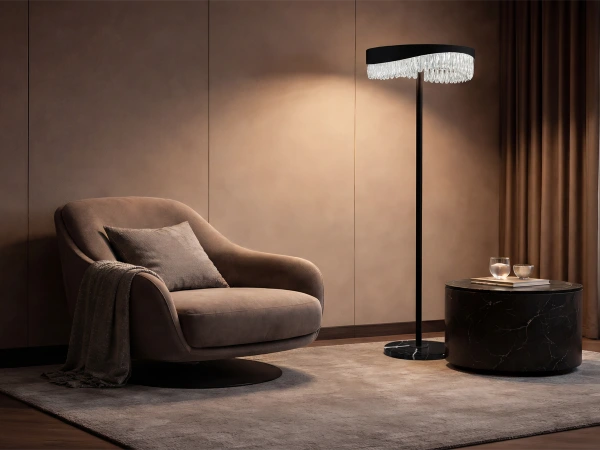 Kryształowa lampa podłogowa AURORA 1550 - V30084 2