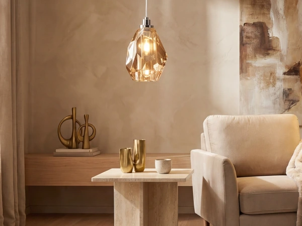 DIAMOR AMBER kryształowa lampa wisząca - V30052 2