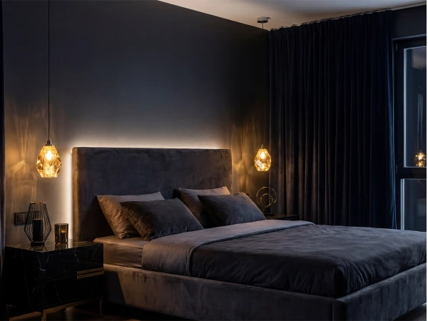 DIAMOR AMBER kryształowa lampa wisząca - V30052 1