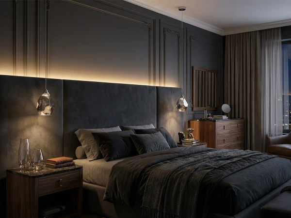 DIAMOR SMOKE kryształowa lampa wisząca - V30053 3