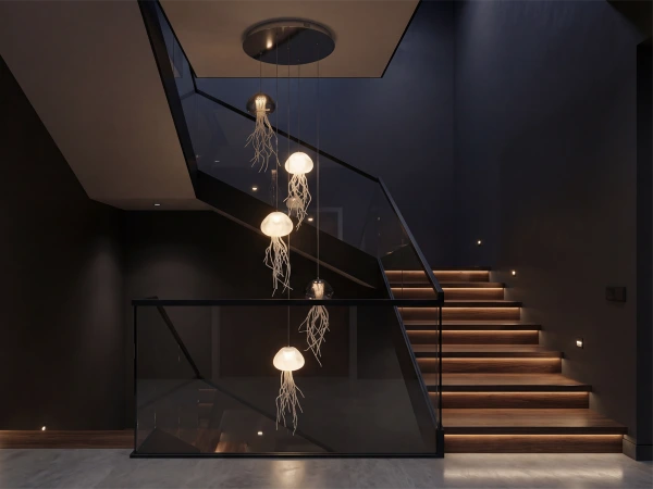 MEDUSA kryształowy żyrandol wiszący - V30061 1