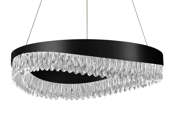 AURORA wiszący żyrandol kryształowy 600 - V30076 6