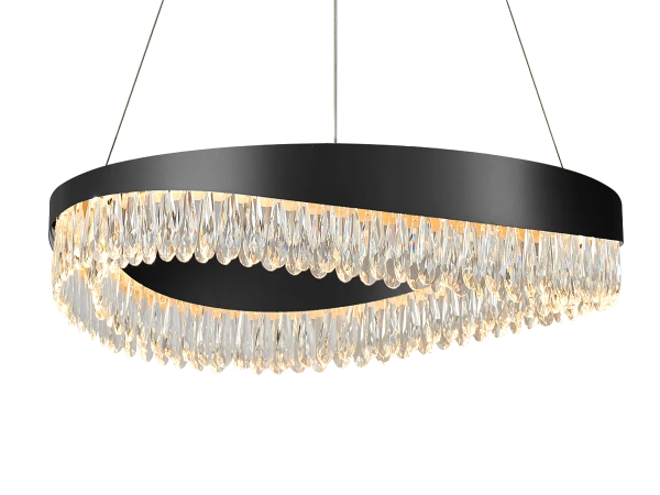 AURORA wiszący żyrandol kryształowy 600 - V30076 7