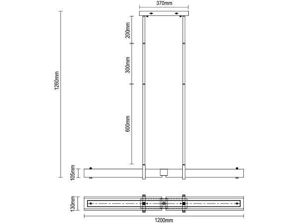 CORTEZA żyrandol wiszący 1200 - V30032 6