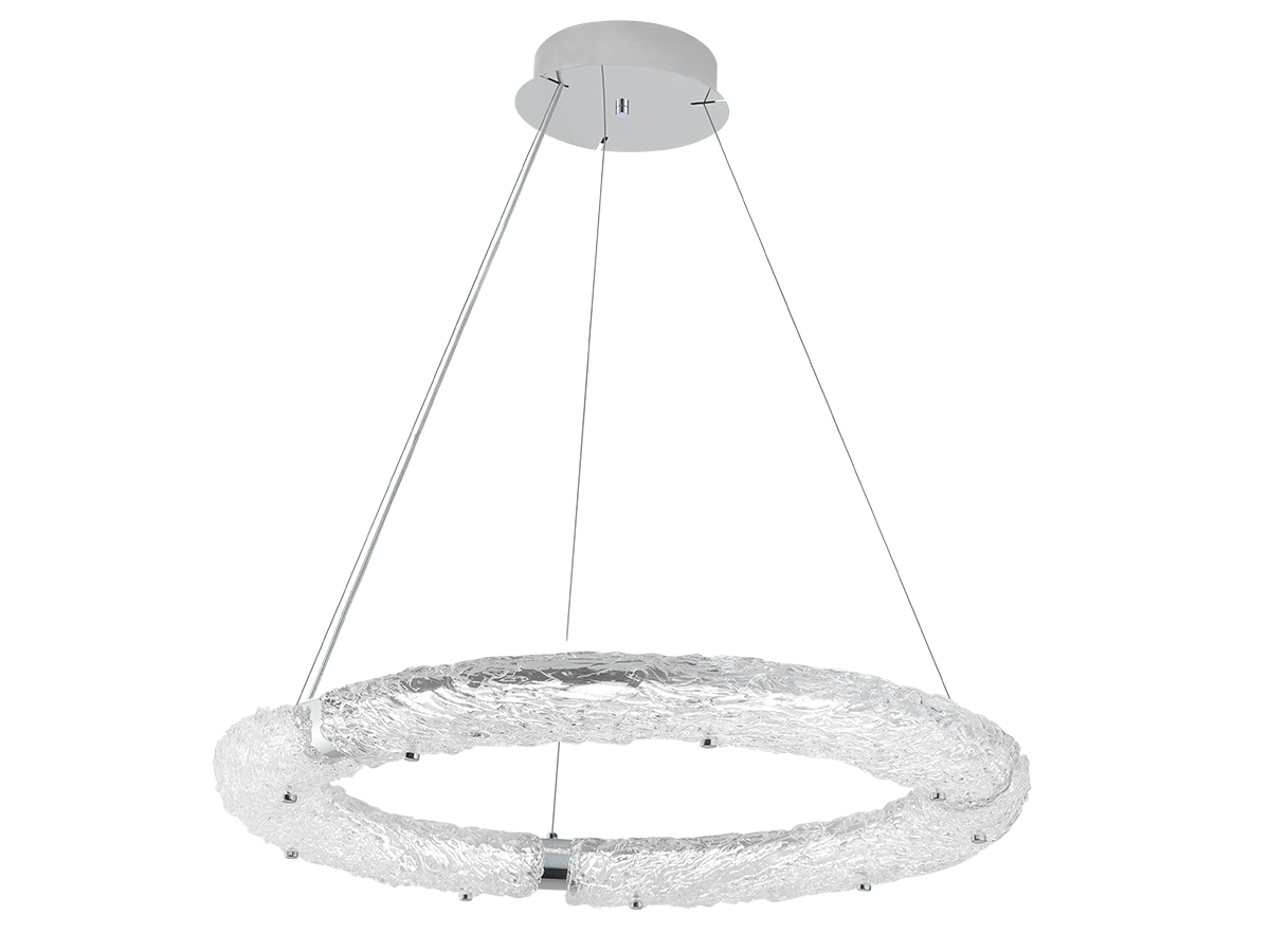 Nowoczesne lampy ze strukturalnego szkła, które wprowadzają unikalny efekt świetlny i czysty design do przestrzeni